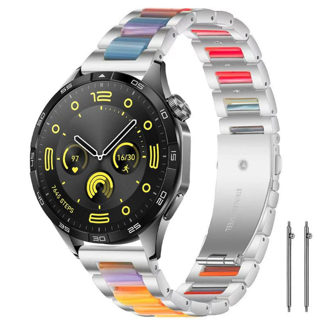 xDfind Three Beads Metal Resin Watch Band, 22mm, 18mm