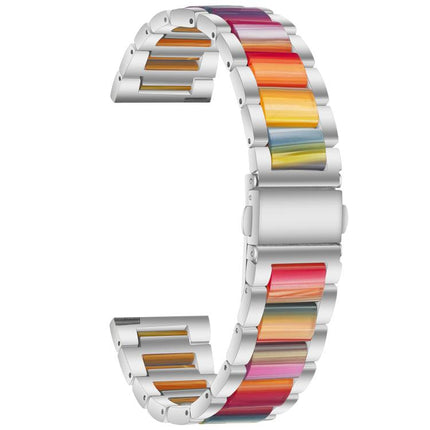 xDfind Three Beads Metal Resin Watch Band, 22mm, 18mm