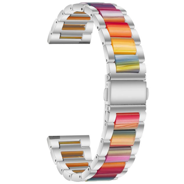 xDfind Three Beads Metal Resin Watch Band, 22mm, 18mm
