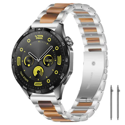 xDfind Three Beads Metal Resin Watch Band, 22mm, 18mm
