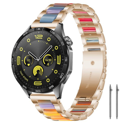 xDfind Three Beads Metal Resin Watch Band, 22mm, 18mm