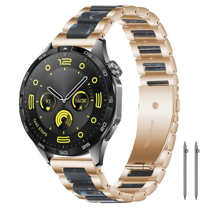 xDfind Three Beads Metal Resin Watch Band, 22mm, 18mm