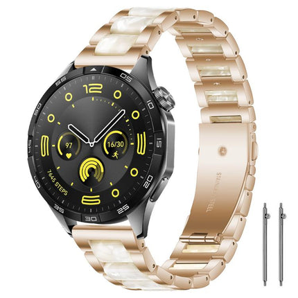 xDfind Three Beads Metal Resin Watch Band, 22mm, 18mm