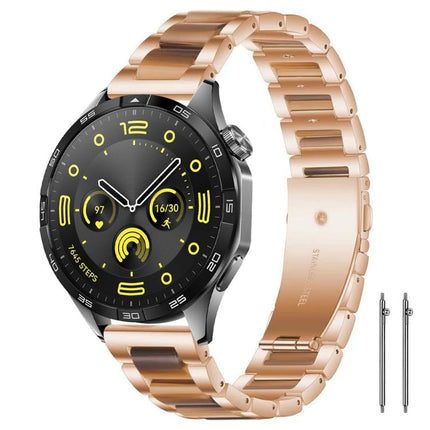 xDfind Three Beads Metal Resin Watch Band, 22mm, 18mm