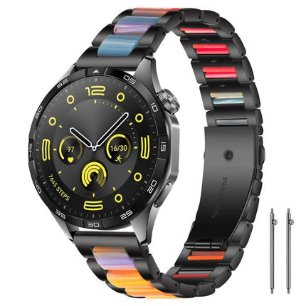 xDfind Three Beads Metal Resin Watch Band, 22mm, 18mm