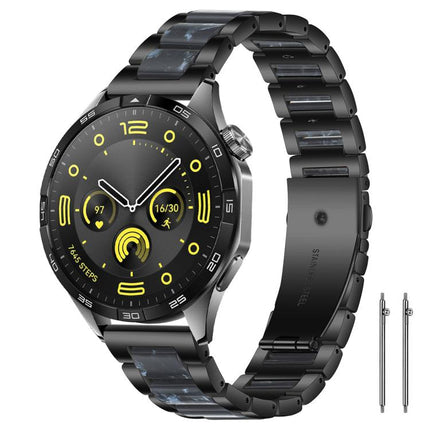 xDfind Three Beads Metal Resin Watch Band, 22mm, 18mm