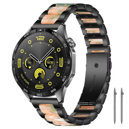 xDfind Three Beads Metal Resin Watch Band, 22mm, 18mm