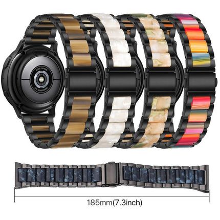 xDfind Three Beads Metal Resin Watch Band, 14mm, 20mm