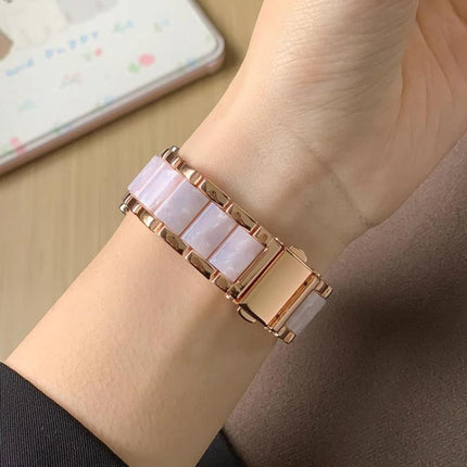 xDfind Three Beads Metal Resin Watch Band, 14mm, 20mm