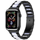 For Apple Watch 38 / 40 / 41 / S10 42mm / Black White