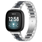 For Fitbit Versa 4 / 3 / Sense 2 / Sense / Silver Blue