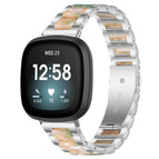 For Fitbit Versa 4 / 3 / Sense 2 / Sense / Silver Green