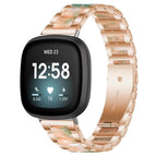 For Fitbit Versa 4 / 3 / Sense 2 / Sense / Rose Gold Green