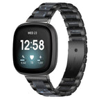 For Fitbit Versa 4 / 3 / Sense 2 / Sense / Black Blue