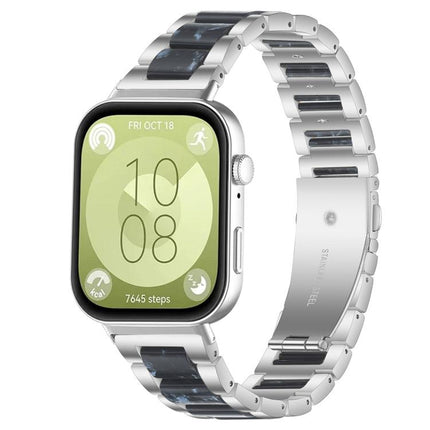 xDfind Three Beads Metal Resin Watch Band, For Huawei Watch Fit4 / Fit4 Pro / Fit3