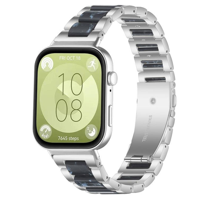 xDfind Three Beads Metal Resin Watch Band, For Huawei Watch Fit4 / Fit4 Pro / Fit3
