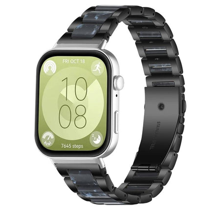 xDfind Three Beads Metal Resin Watch Band, For Huawei Watch Fit4 / Fit4 Pro / Fit3