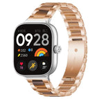 For Redmi Watch6/5/4/Xiaomi Band 9 Pro/8 Pro / Rose Gold Brown