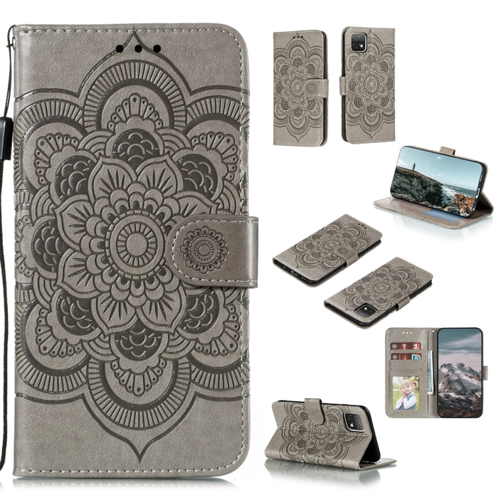 Mandala Embossing Pattern Horizontal Flip PU Leather Case with Holder & Card Slots & Walle & Lanyard, For Huawei Enjoy 20, For Huawei Honor 9X Lite, For Huawei Honor Play 4 / Maimang 9 / Mate 40 Lite