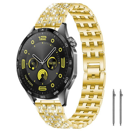 xDfind Five Beads Full Diamond Metal Watch Band, 20mm, 22mm, 18mm