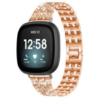 For Fitbit Versa 4 / 3 / Sense 2 / Sense / Rose Gold