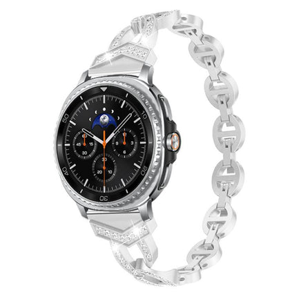 xDfind Diamond Stainless Steel Watch Band, For Samsung Galaxy Watch Ultra/Ultra 2025, For Samsung Galaxy Watch8 / 8 Classic