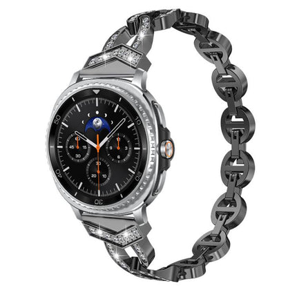 xDfind Diamond Stainless Steel Watch Band, For Samsung Galaxy Watch Ultra/Ultra 2025, For Samsung Galaxy Watch8 / 8 Classic
