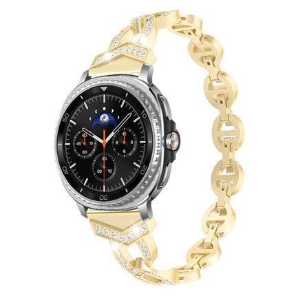 xDfind Diamond Stainless Steel Watch Band, For Samsung Galaxy Watch Ultra/Ultra 2025, For Samsung Galaxy Watch8 / 8 Classic