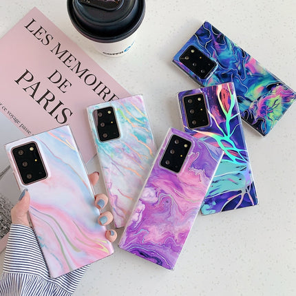 Laser Marble Pattern TPU Protective Case, For Samsung Galaxy Note 20, For Samsung Galaxy Note 20 Ultra, For Samsung Galaxy S20, For Samsung Galaxy S20 Plus, For Samsung Galaxy S20 Ultra