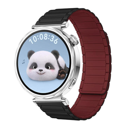 xDfind I-shaped Magnetic Silicone Watch Band, 14mm, 18mm, 20mm, 22mm