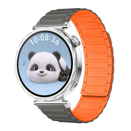 xDfind I-shaped Magnetic Silicone Watch Band, 14mm, 18mm, 20mm, 22mm