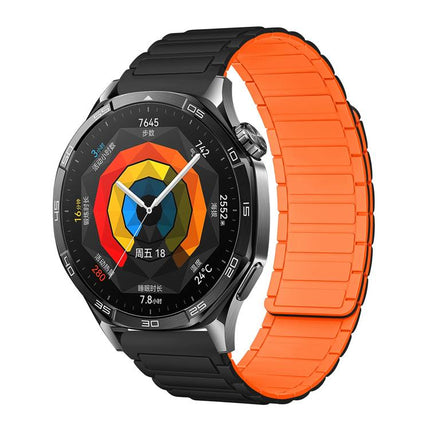 xDfind I-shaped Magnetic Silicone Watch Band, 14mm, 18mm, 20mm, 22mm