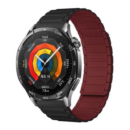 xDfind I-shaped Magnetic Silicone Watch Band, 14mm, 18mm, 20mm, 22mm