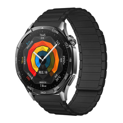 xDfind I-shaped Magnetic Silicone Watch Band, 14mm, 18mm, 20mm, 22mm