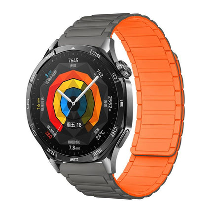 xDfind I-shaped Magnetic Silicone Watch Band, 14mm, 18mm, 20mm, 22mm