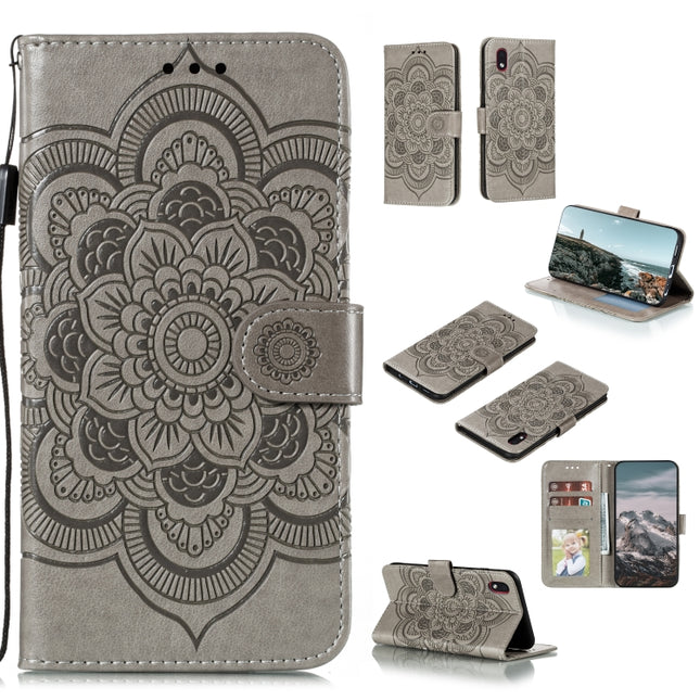 Mandala Embossing Pattern Horizontal Flip PU Leather Case with Holder & Card Slots & Walle & Lanyard, For Samsung Galaxy A01 Core, For Xiaomi Mi Note10 Lite, For Samsung Galaxy M31s