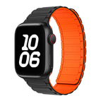 For Apple Watch 42 / 44 / 45 / 46 / 49mm / Black Orange