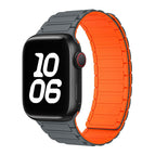 For Apple Watch 42 / 44 / 45 / 46 / 49mm / Grey Orange