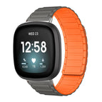 For Fitbit Versa 4 / 3 / Sense 2 / Sense / Grey Orange