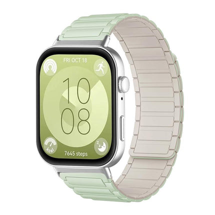 xDfind I-shaped Magnetic Silicone Watch Band, For Huawei Watch Fit4 / Fit4 Pro / Fit3, For Huawei Band 10 / 9 / 8