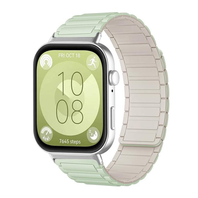 xDfind I-shaped Magnetic Silicone Watch Band, For Huawei Watch Fit4 / Fit4 Pro / Fit3, For Huawei Band 10 / 9 / 8