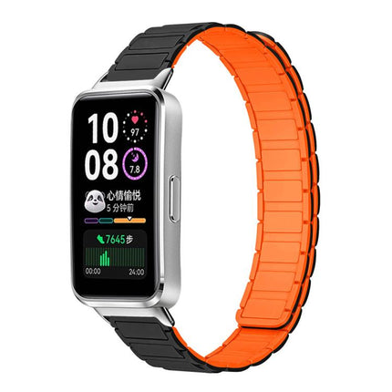 xDfind I-shaped Magnetic Silicone Watch Band, For Huawei Watch Fit4 / Fit4 Pro / Fit3, For Huawei Band 10 / 9 / 8