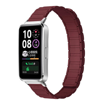 xDfind I-shaped Magnetic Silicone Watch Band, For Huawei Watch Fit4 / Fit4 Pro / Fit3, For Huawei Band 10 / 9 / 8