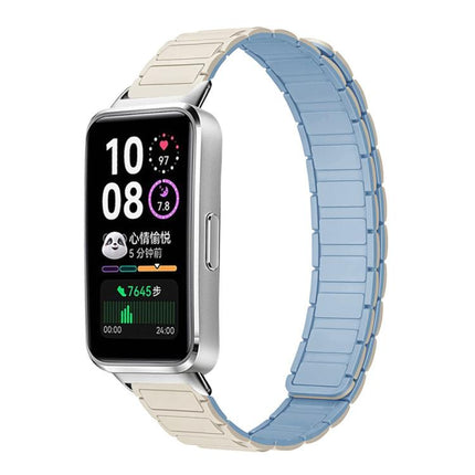 xDfind I-shaped Magnetic Silicone Watch Band, For Huawei Watch Fit4 / Fit4 Pro / Fit3, For Huawei Band 10 / 9 / 8