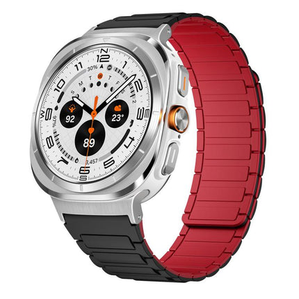 xDfind I-shaped Magnetic Silicone Watch Band, For Galaxy Watch Ultra2 2026 / 2025 / 1 2024, For Galaxy Watch9 / 8 / 8 Classic, For Samsung Galaxy Fit3 SM-R390