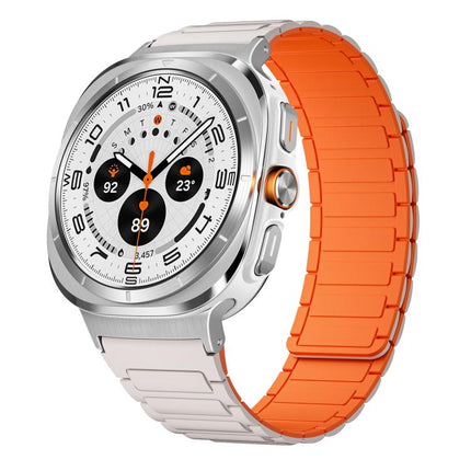 xDfind I-shaped Magnetic Silicone Watch Band, For Galaxy Watch Ultra2 2026 / 2025 / 1 2024, For Galaxy Watch9 / 8 / 8 Classic, For Samsung Galaxy Fit3 SM-R390
