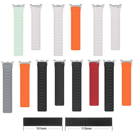 xDfind I-shaped Magnetic Silicone Watch Band, For Galaxy Watch Ultra2 2026 / 2025 / 1 2024, For Galaxy Watch9 / 8 / 8 Classic, For Samsung Galaxy Fit3 SM-R390