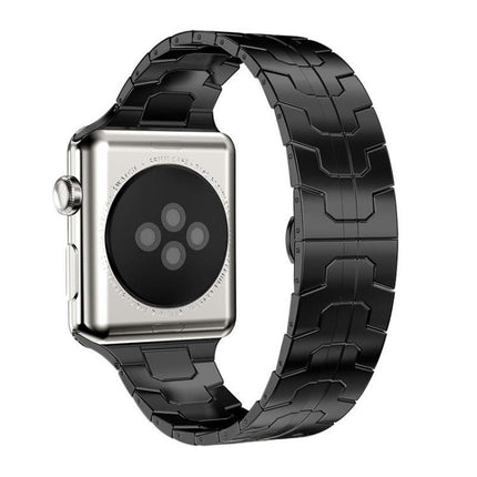 xDfind Butterfly Buckle Stainless Steel Watch Band, For Apple Watch 42 / 44 / 45 / 46 / 49mm, For Apple Watch 38 / 40 / 41 / S10 42mm