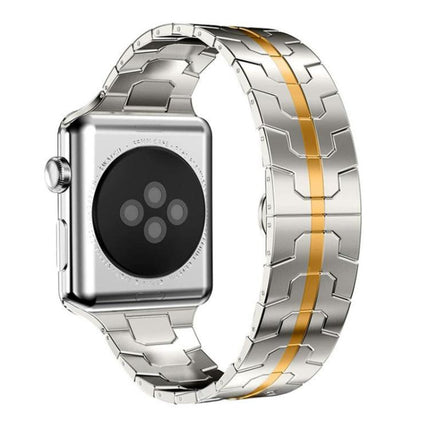 xDfind Butterfly Buckle Stainless Steel Watch Band, For Apple Watch 42 / 44 / 45 / 46 / 49mm, For Apple Watch 38 / 40 / 41 / S10 42mm