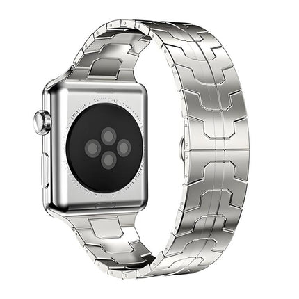 xDfind Butterfly Buckle Stainless Steel Watch Band, For Apple Watch 42 / 44 / 45 / 46 / 49mm, For Apple Watch 38 / 40 / 41 / S10 42mm
